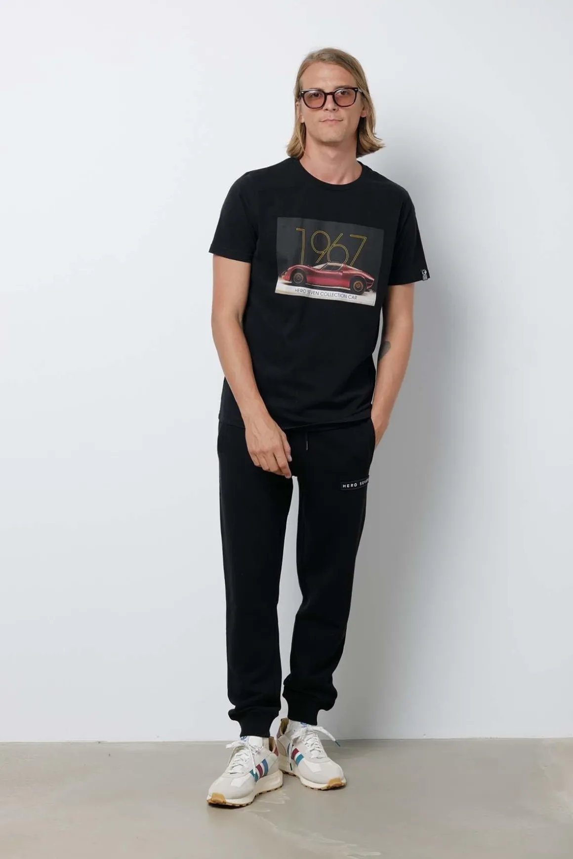 Tee Shirt Homme Hero Seven Alpha 67 Asphalte