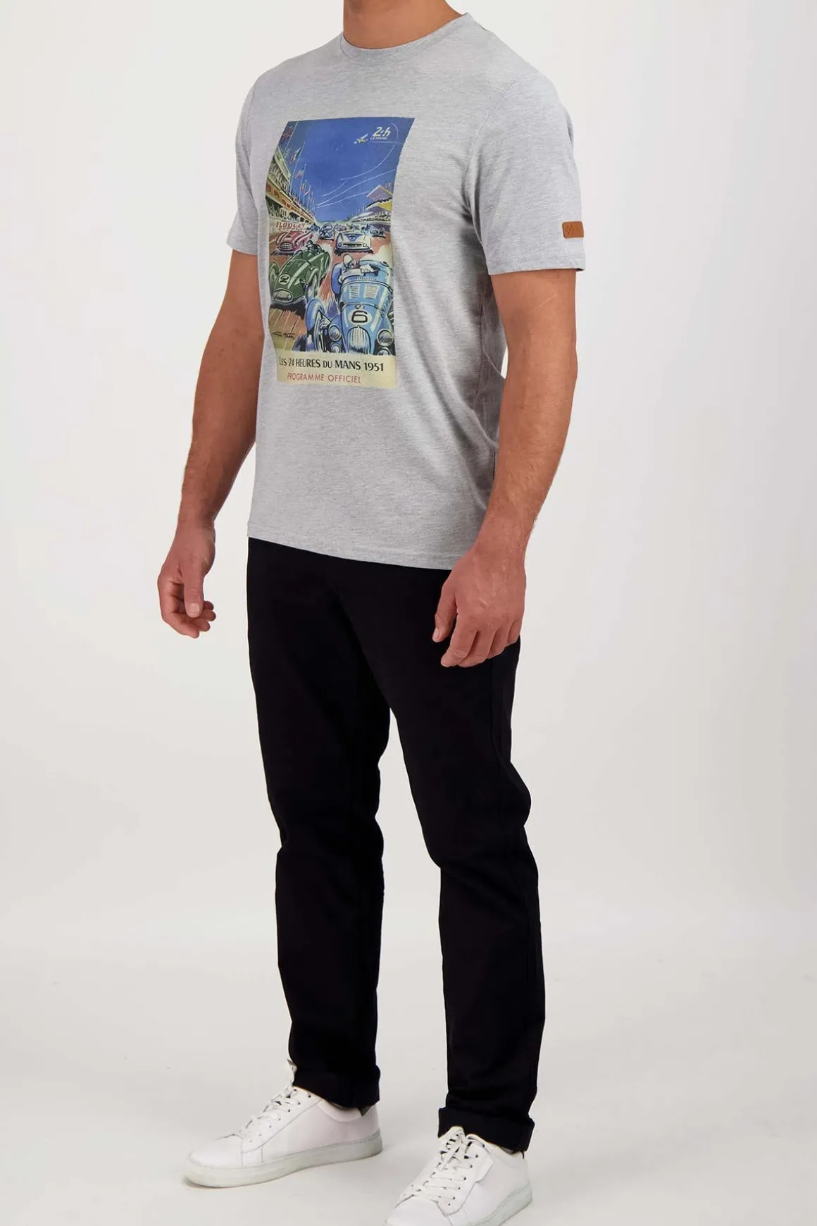 Tee Shirt Homme 24H Le Mans Tee Shirt Tsm51-400 Gris