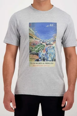 Tee Shirt Homme 24H Le Mans Tee Shirt Tsm51-400 Gris