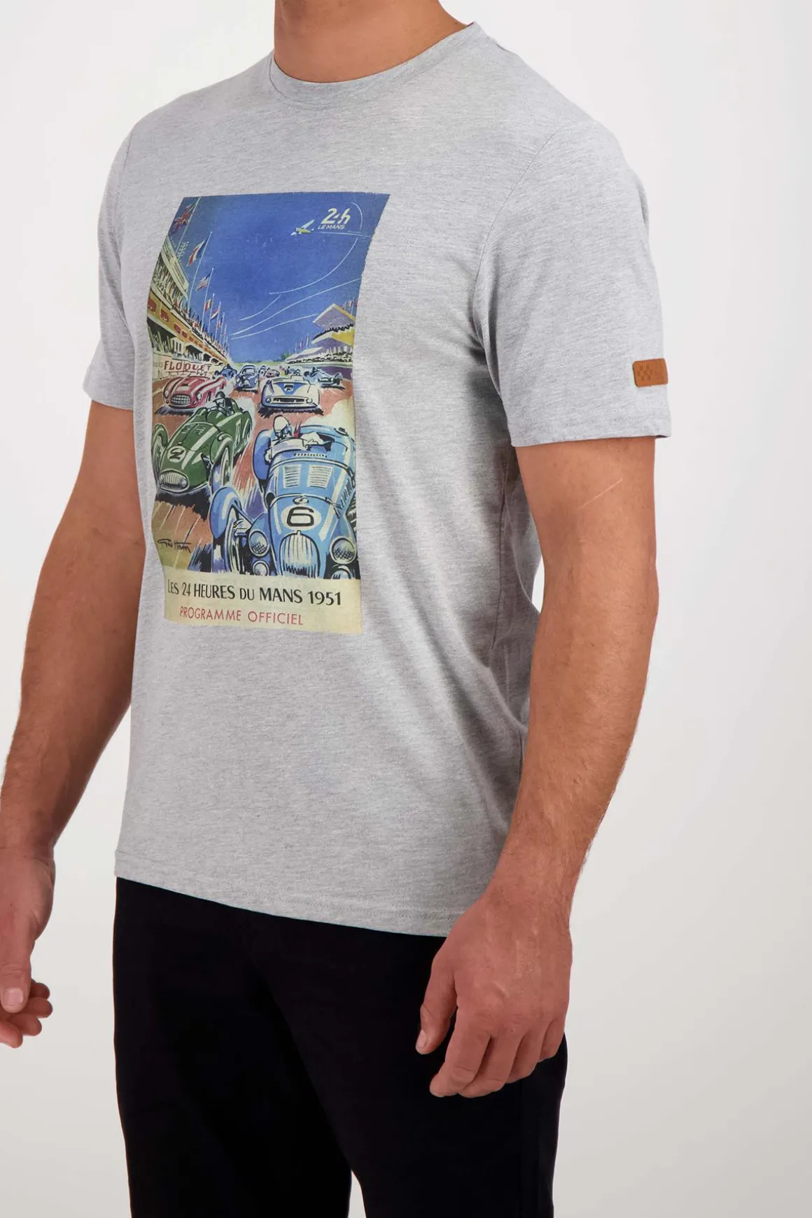 Tee Shirt Homme 24H Le Mans Tee Shirt Tsm51-400 Gris