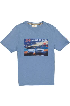 Tee Shirt Homme 24H Le Mans Tsm80-127 Ciel