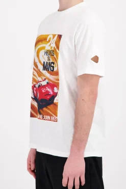 Tee Shirt Homme 24H Le Mans Tsm63-002 Ecru