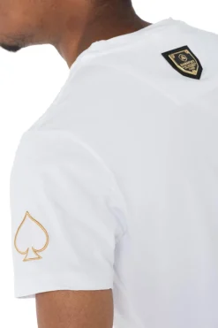 Tee Shirt Homme Horspist Dallas M500 White Gold