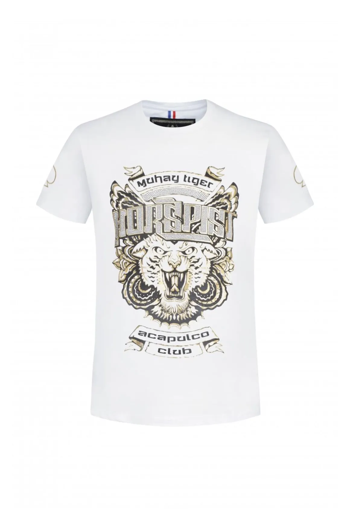 Tee Shirt Homme Horspist Dallas M500 White Gold
