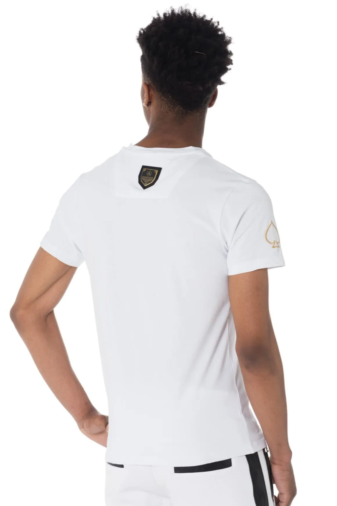 Tee Shirt Homme Horspist Dallas M500 White Gold