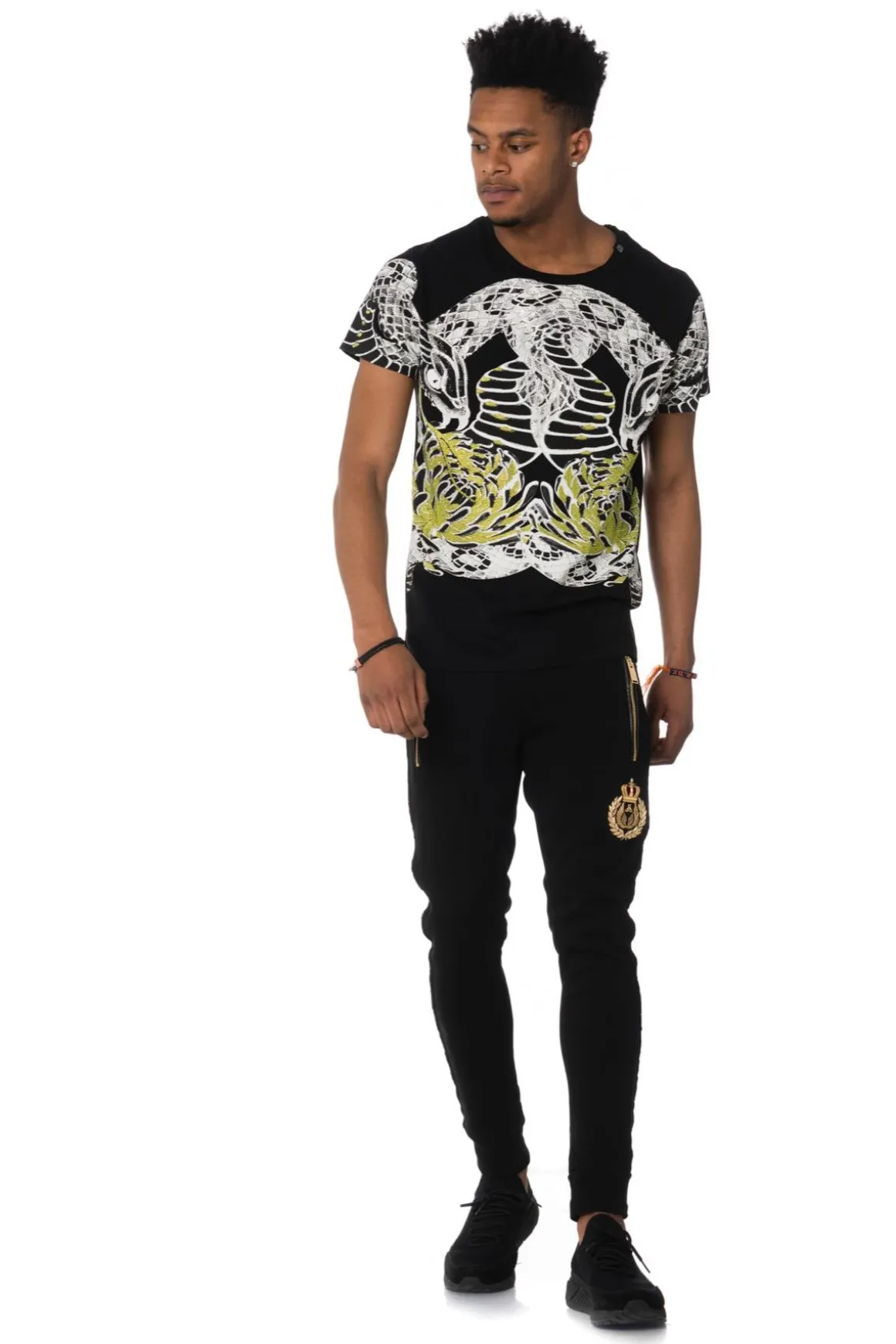 Tee Shirt Homme Horspist Dess M520 Black