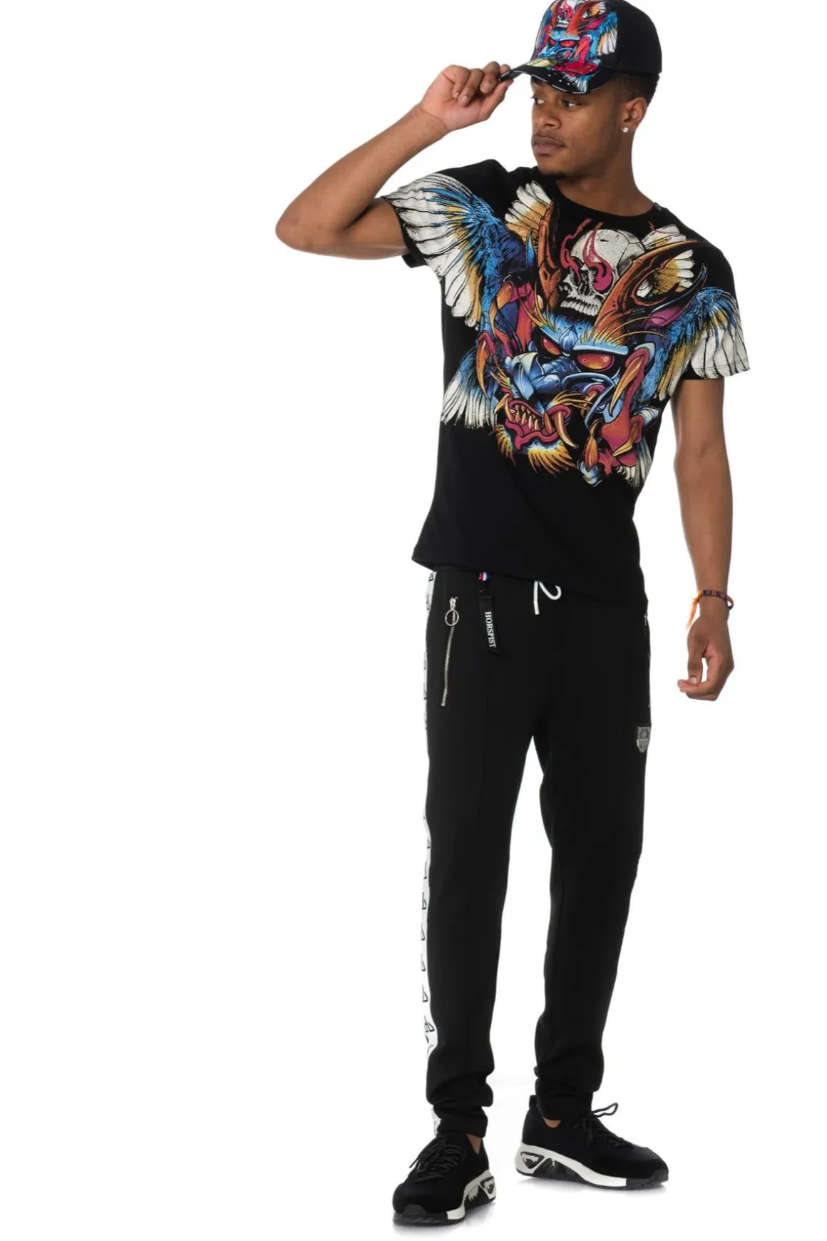 Tee Shirt Homme Horspist Jeckyll M520 Black