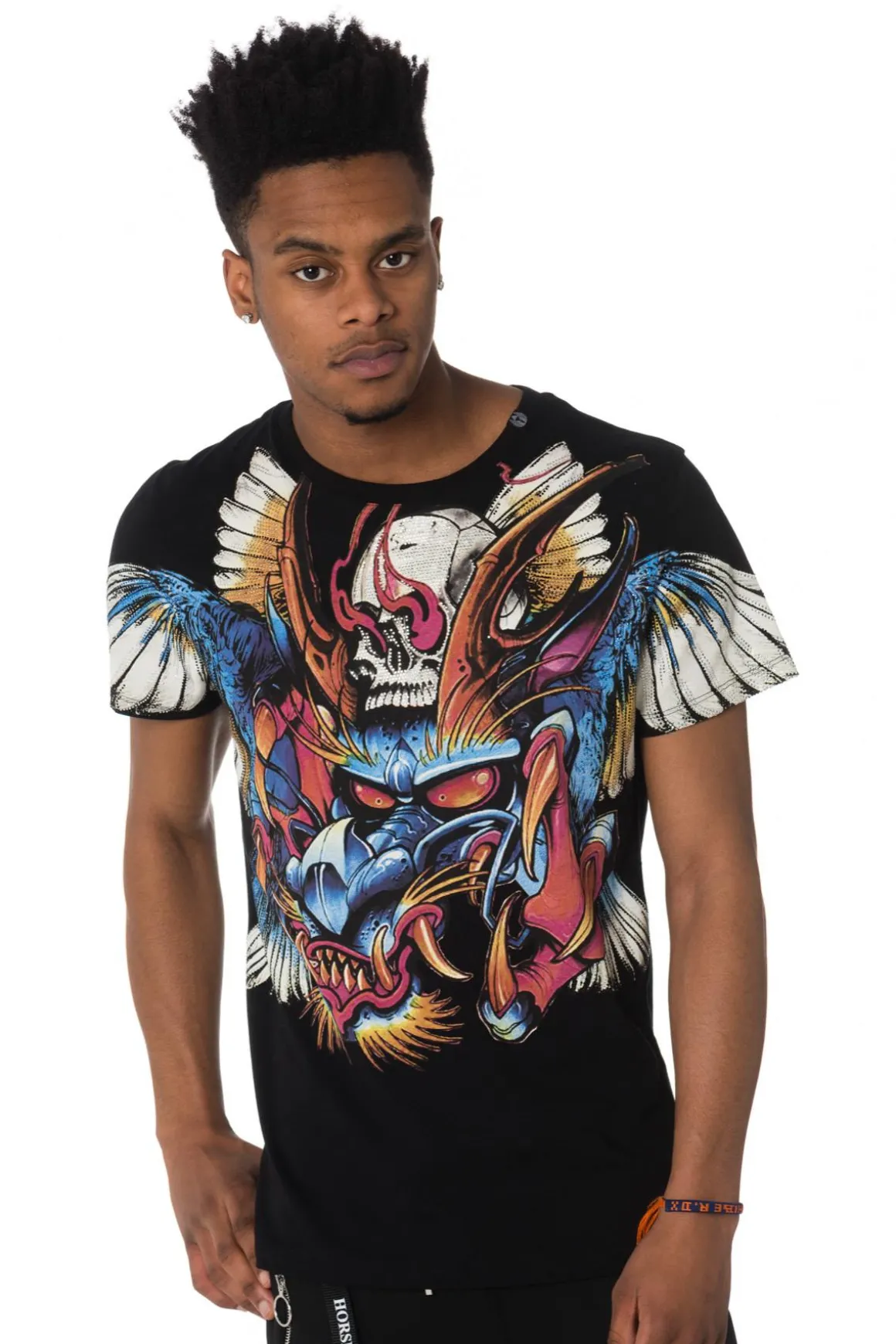 Tee Shirt Homme Horspist Jeckyll M520 Black