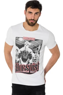 Tee Shirt Homme Horspist Jordan M500 White/Red