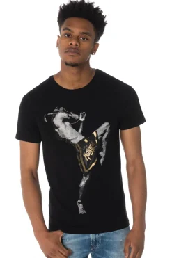 Tee Shirt Homme Horspist Kick M500 Black