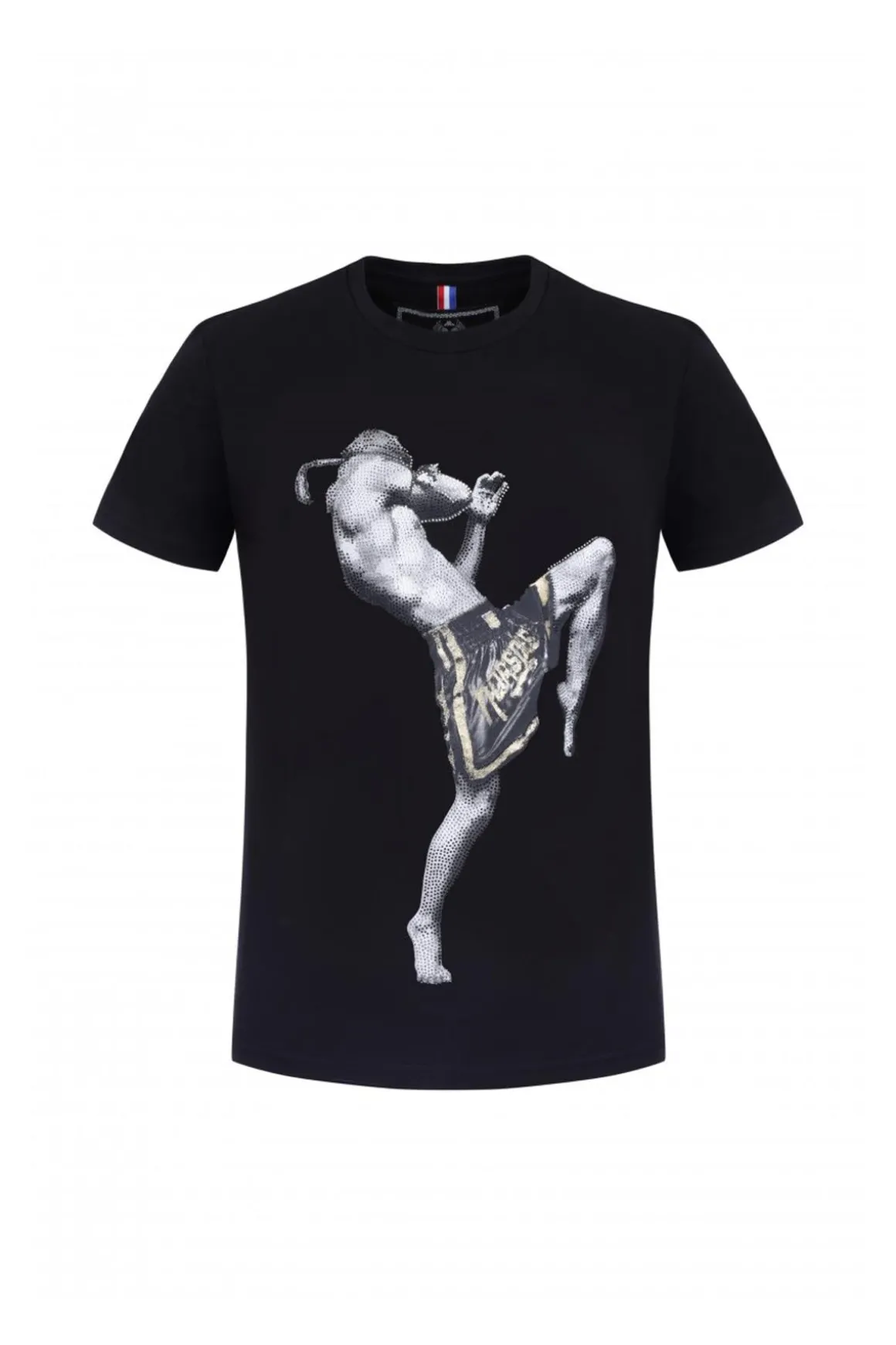 Tee Shirt Homme Horspist Kick M500 Black