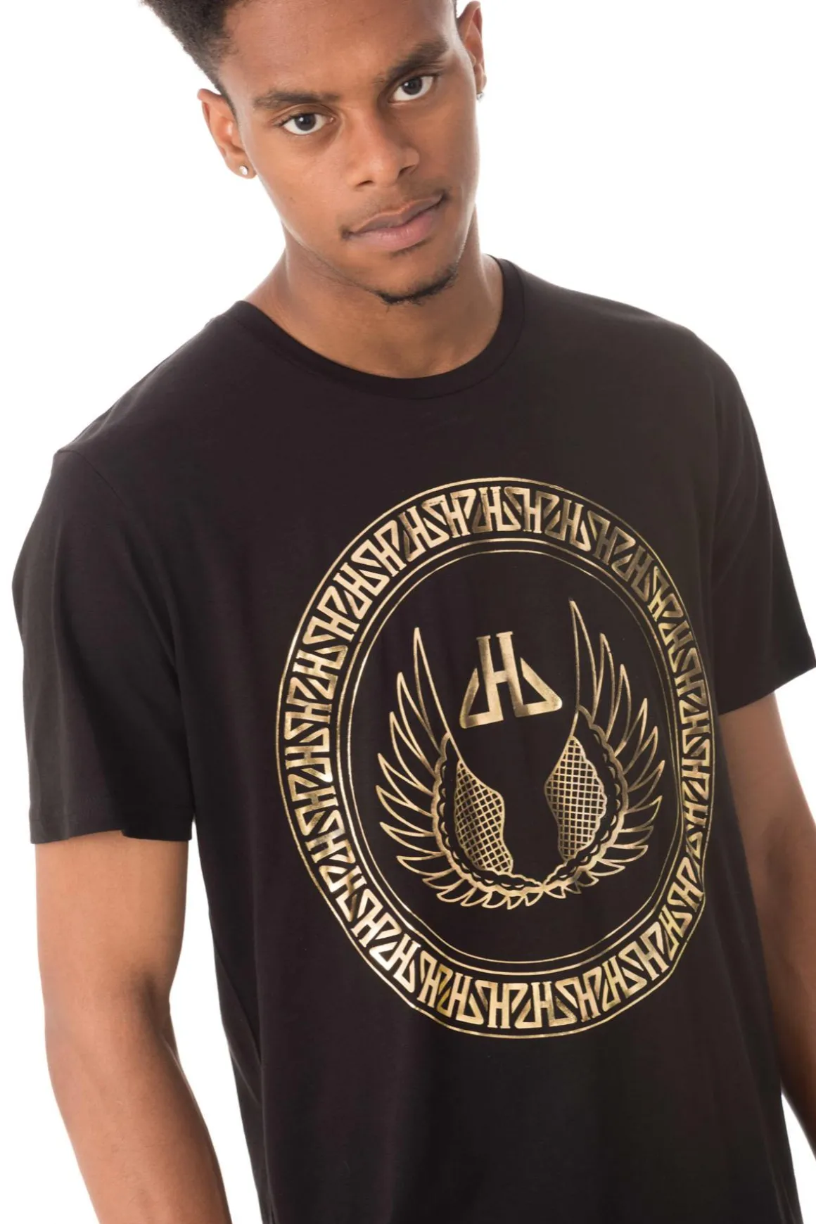 Tee Shirt Homme Horspist Paul Booster Black/Gold