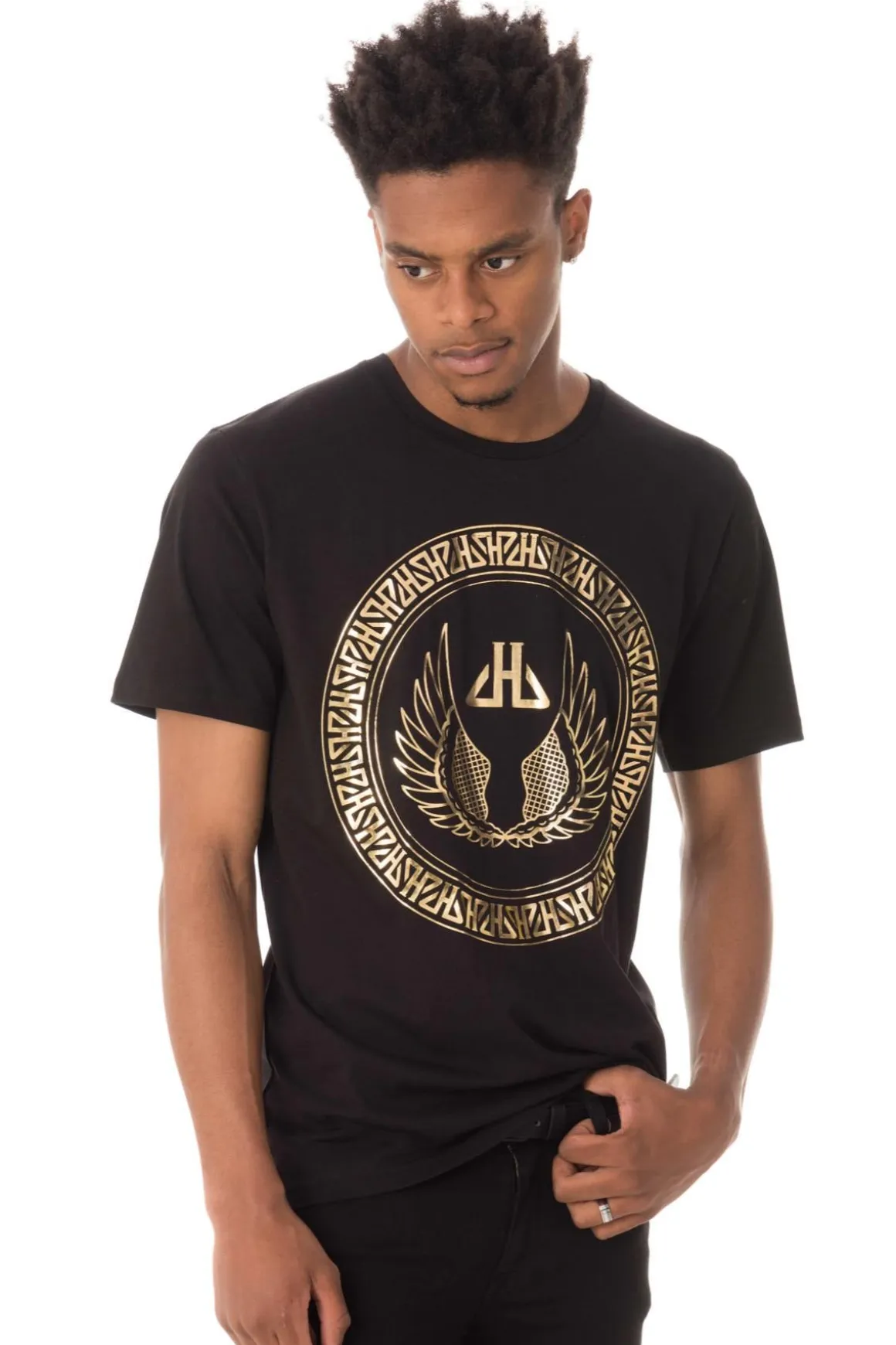 Tee Shirt Homme Horspist Paul Booster Black/Gold