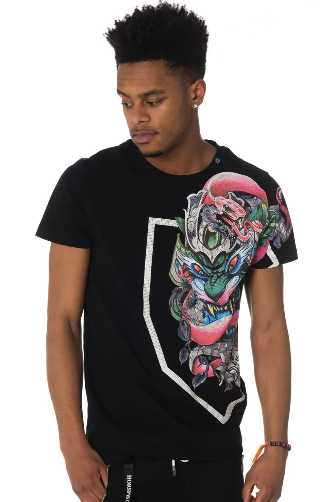 Tee Shirt Homme Horspist Stunt M520 Black