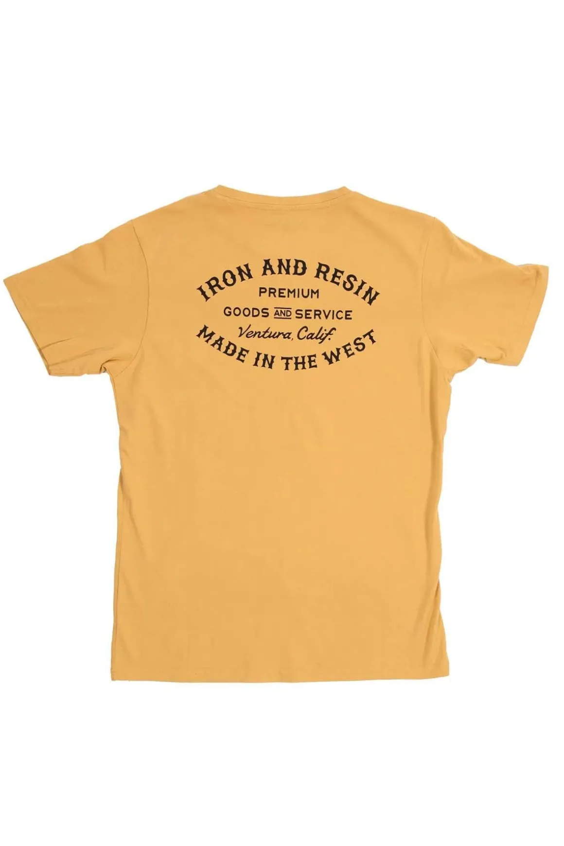 Tee Shirt Homme Iron & Resin Rotary Tee Gold