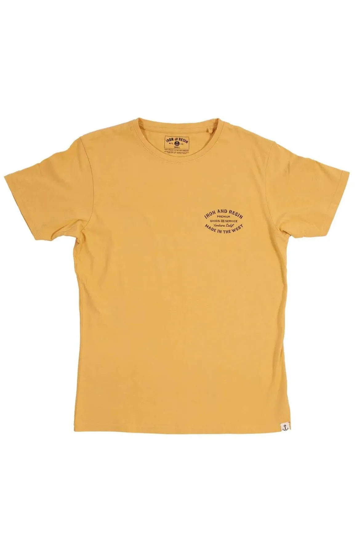 Tee Shirt Homme Iron & Resin Rotary Tee Gold