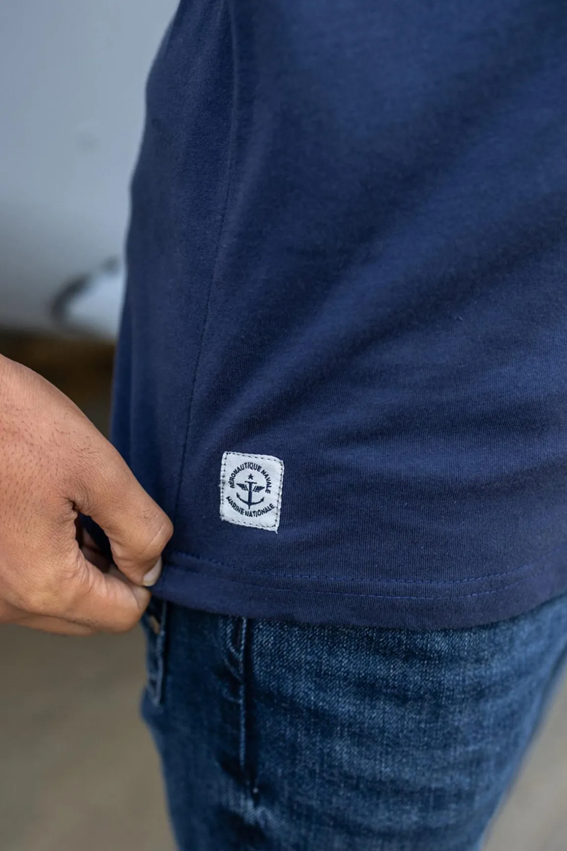 Tee Shirt Homme Marine Nationale Flotille Mn Navy