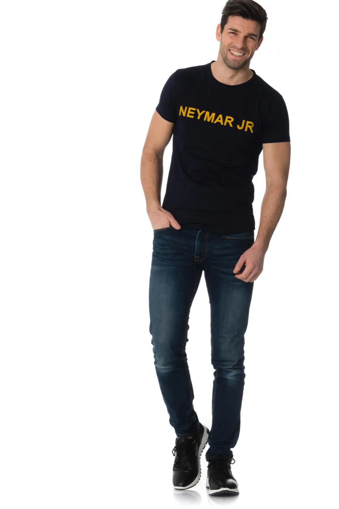 Tee Shirt Homme Paris Saint Germain T-Shirt D Nahil Bleu Neymar