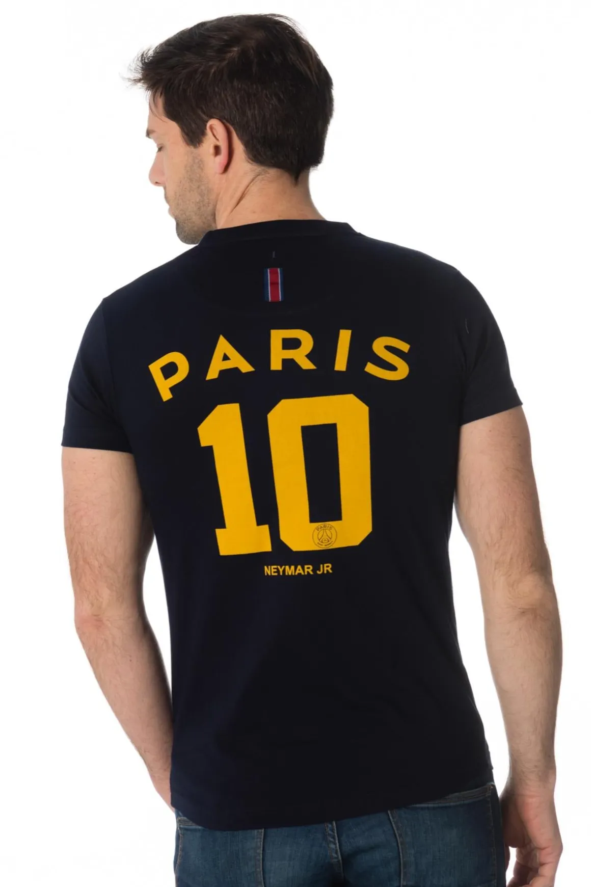 Tee Shirt Homme Paris Saint Germain T-Shirt D Nahil Bleu Neymar