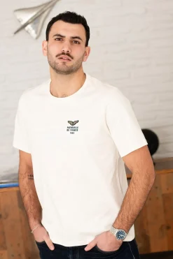 Tee Shirt Homme Patrouille De France Wing Olyh Optic White