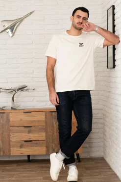 Tee Shirt Homme Patrouille De France Wing Olyh Optic White