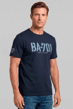 Tee Shirt Homme Patrouille De France Ba-701 Mercerise Navy Blue