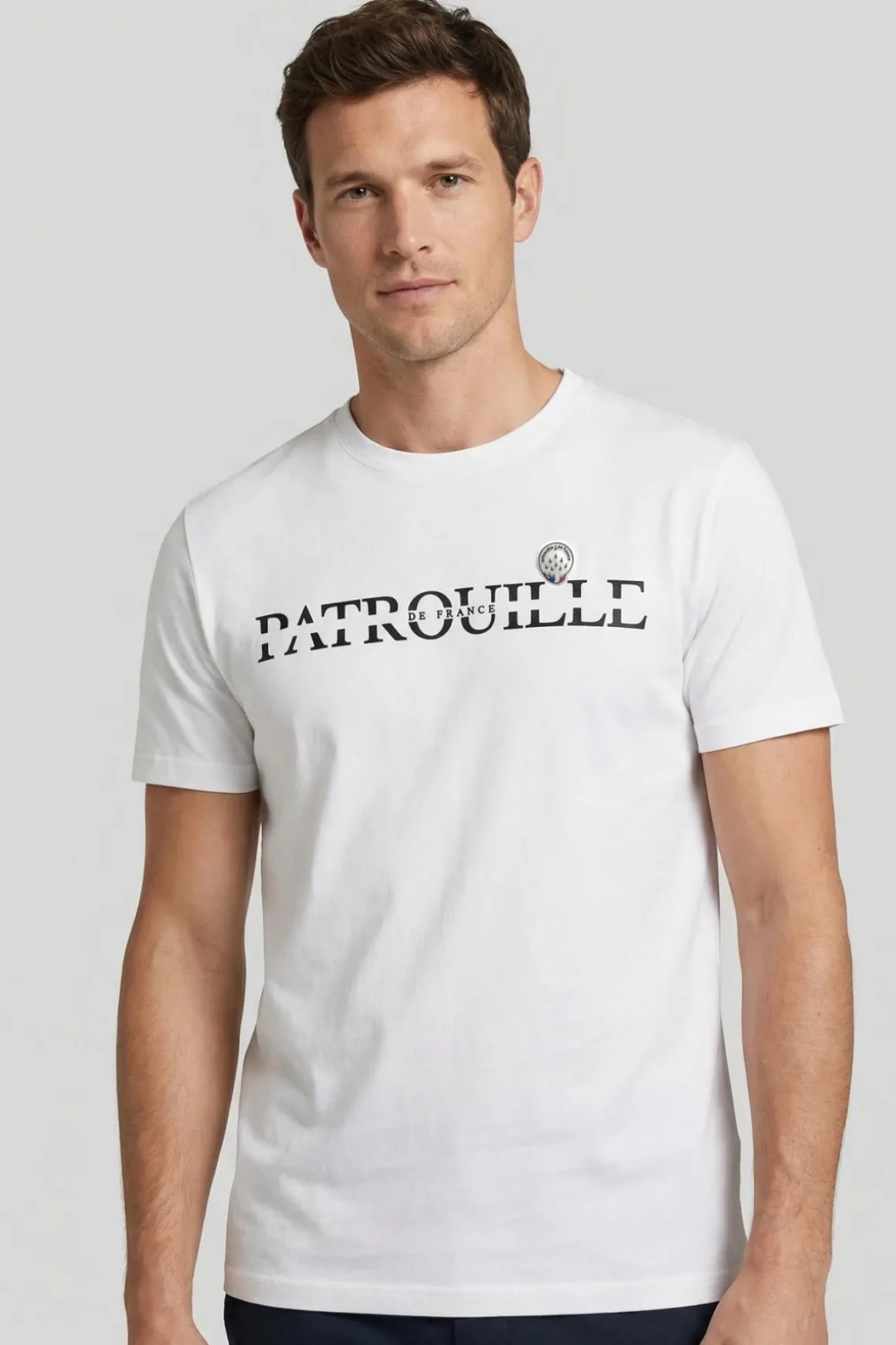 Tee Shirt Homme Patrouille De France Patrouille Saphir Optique White