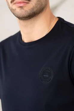Tee Shirt Homme Patrouille De France Terra Mercerise Navy Blue