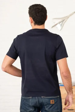 Tee Shirt Homme Patrouille De France Terra Mercerise Navy Blue