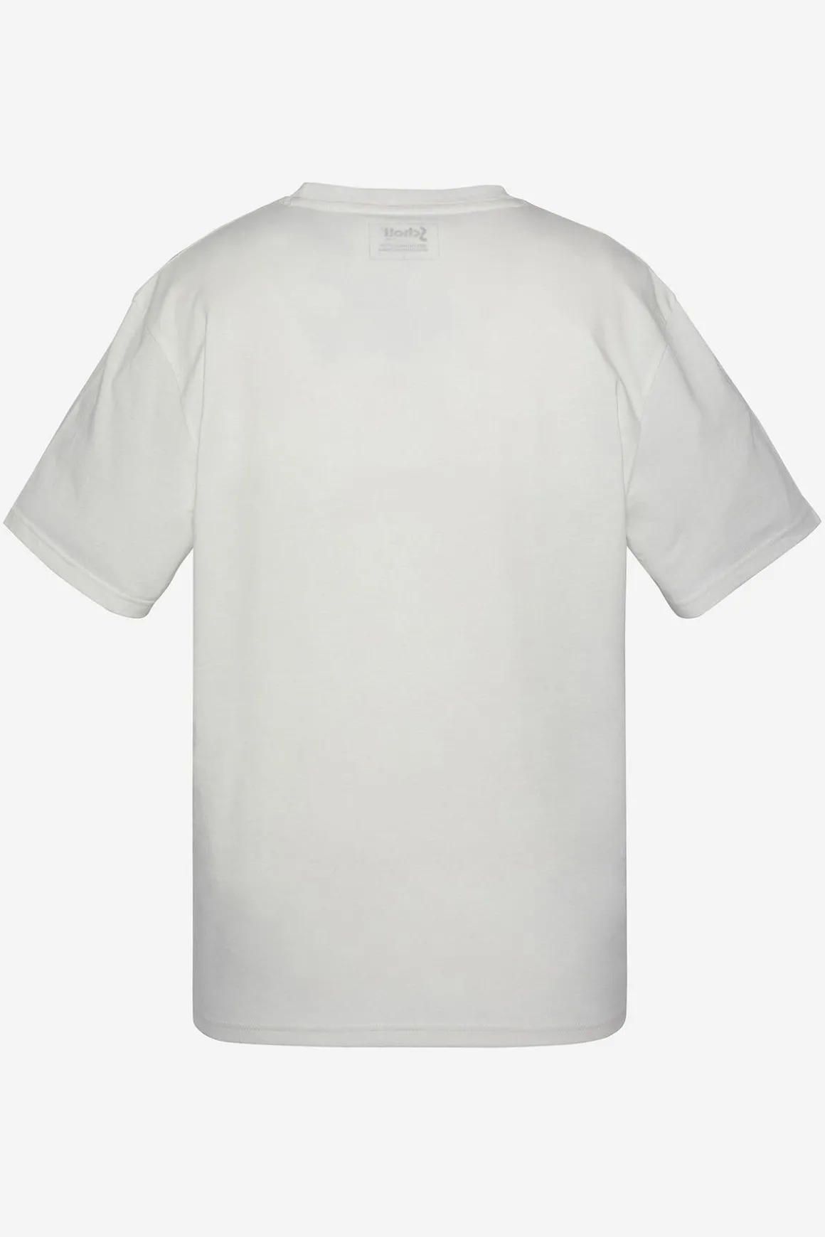 Tee Shirt Homme Schott Tsbase01 Washed Black / Off White