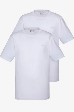 Tee Shirt Homme Schott Tsbase01 White / White