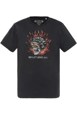 Tee Shirt Homme Schott Tselis Black
