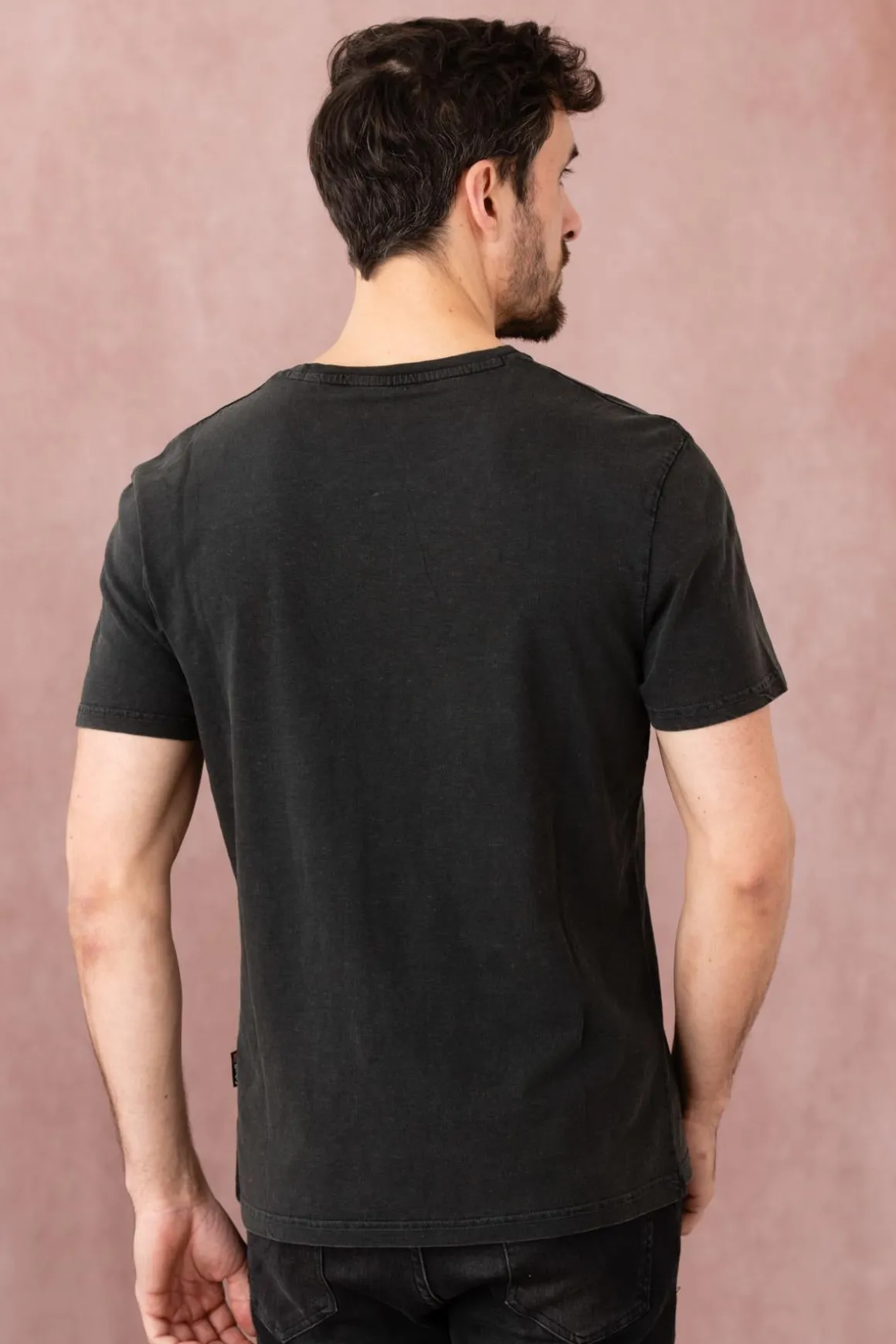 Tee Shirt Homme Schott Tselis Black