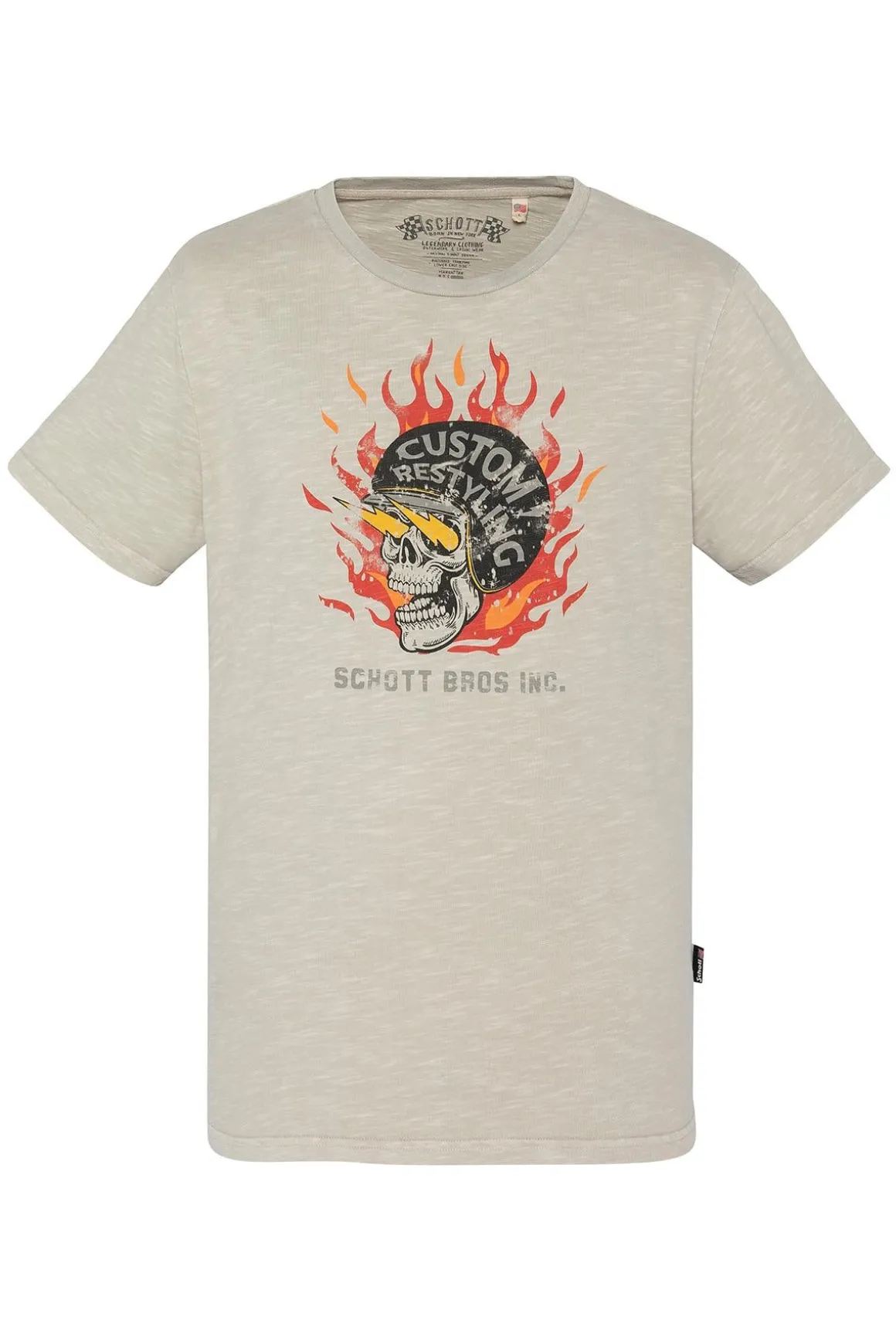 Tee Shirt Homme Schott Tselis Ciment
