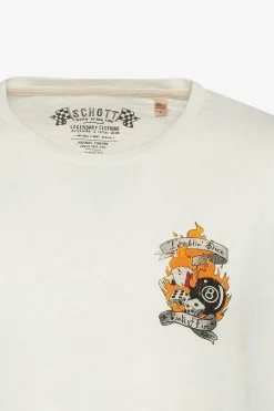 Tee Shirt Homme Schott Tsgriffin Off White