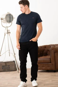 Tee Shirt Homme Schott Tskea1 Navy