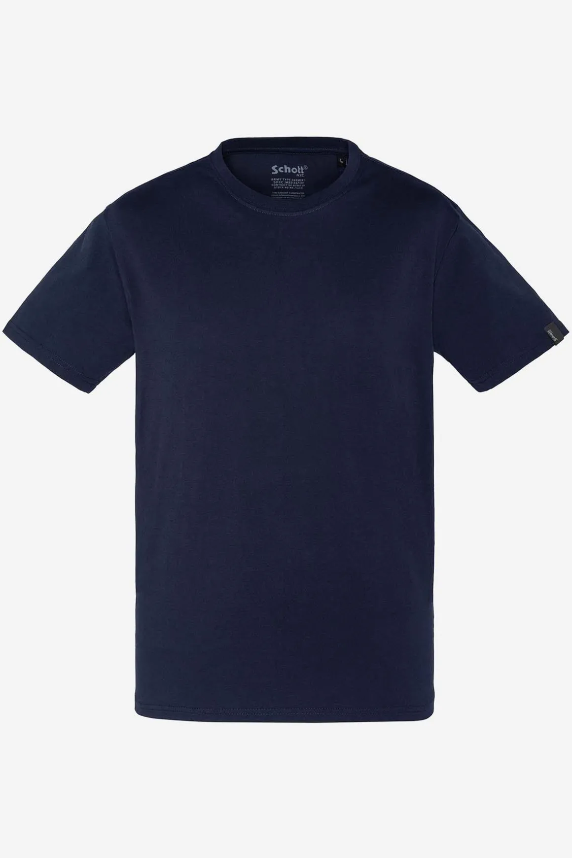 Tee Shirt Homme Schott Ts01Mc Navy/Grey