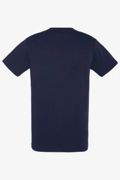 Tee Shirt Homme Schott Ts01Mc Navy/Grey