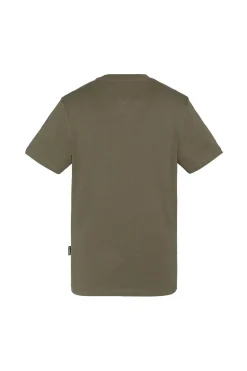 Tee Shirt Homme Schott Tsparksley Kaki
