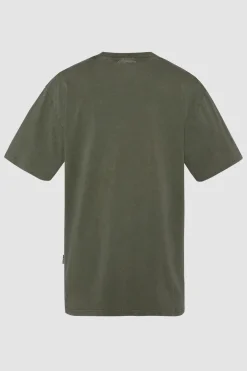 Tee Shirt Homme Schott Tstanner Kaki