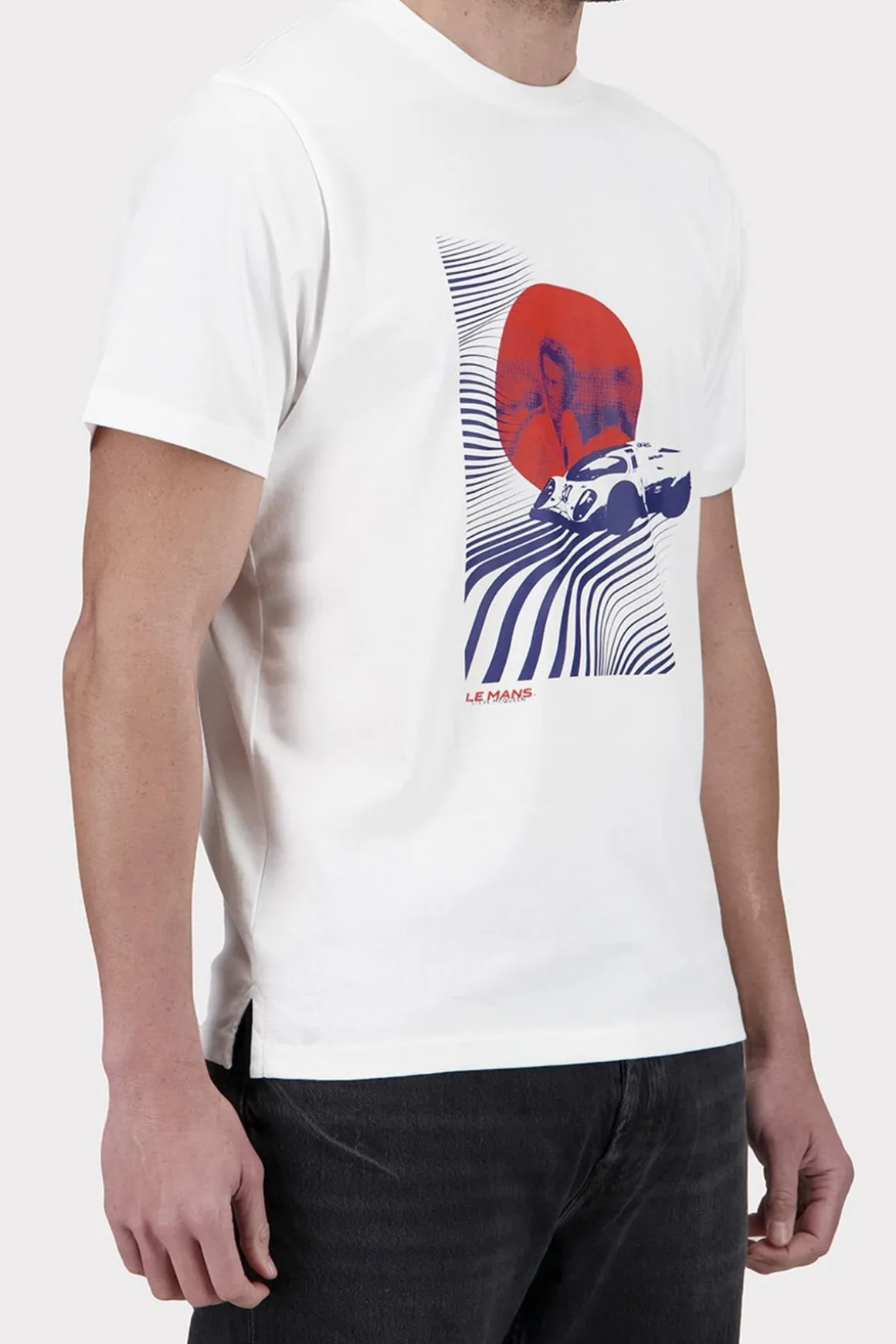 Tee Shirt Homme Steve Mcqueen Tee Shirt Tsm10-000 Off White