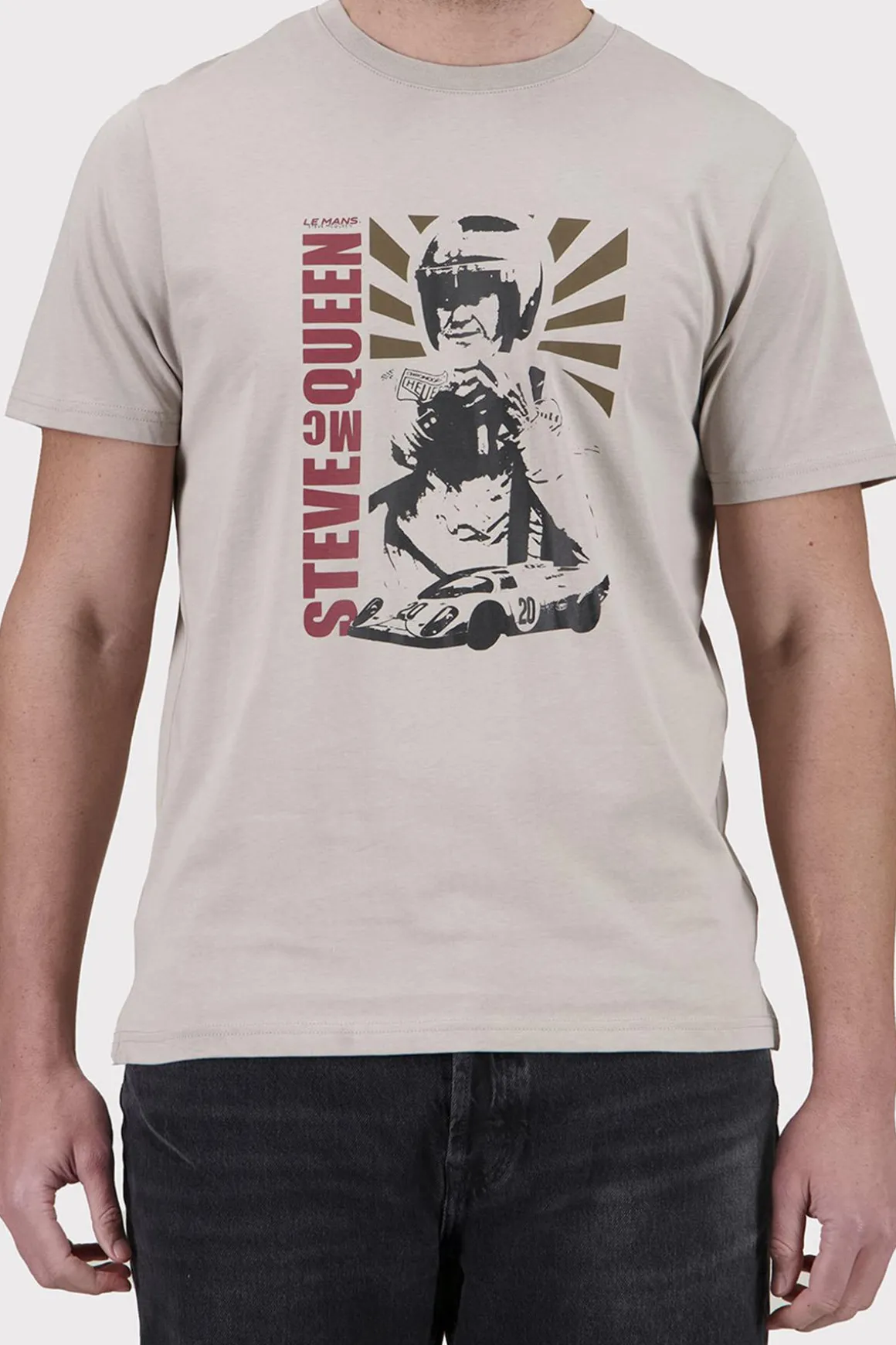 Tee Shirt Homme Steve Mcqueen Tee Shirt Tsm03-103 Clay