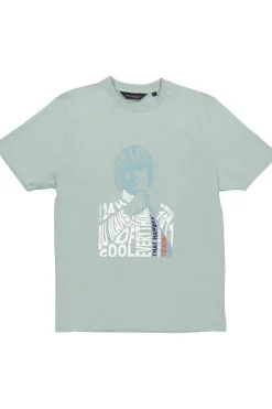 Tee Shirt Homme Steve Mcqueen Tee Shirt Tsm08-415 Mint