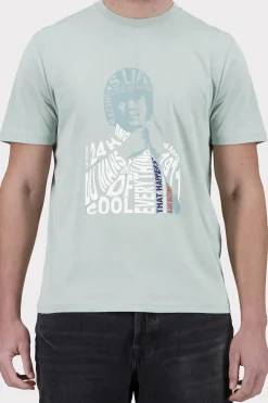 Tee Shirt Homme Steve Mcqueen Tee Shirt Tsm08-415 Mint