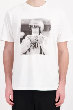 Tee Shirt Homme Steve Mcqueen Sq241Tsm07-002 Heather Ecru