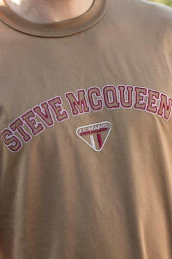 Tee Shirt Homme Steve Mcqueen Tee Shirt Tsm08-103 Tobacco