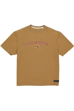 Tee Shirt Homme Steve Mcqueen Tee Shirt Tsm08-103 Tobacco
