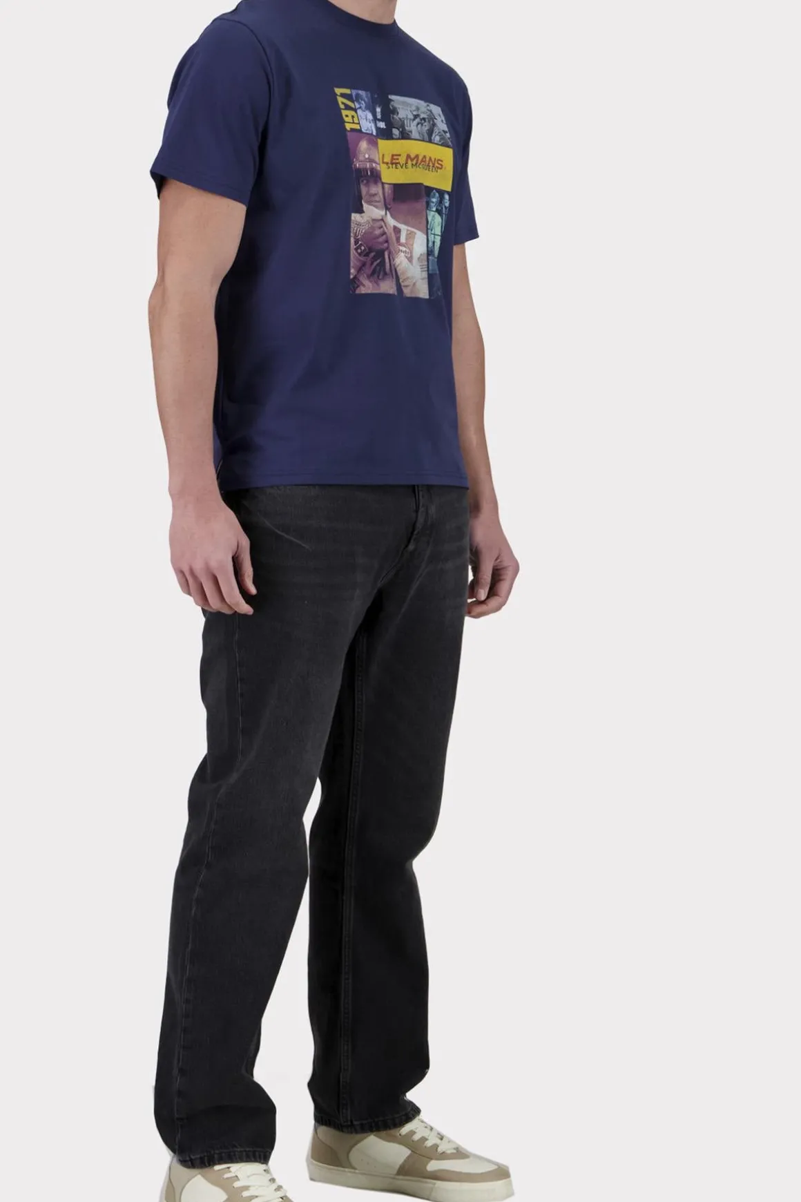 Tee Shirt Homme Steve Mcqueen Tee Shirt Tsm11-100 Navy