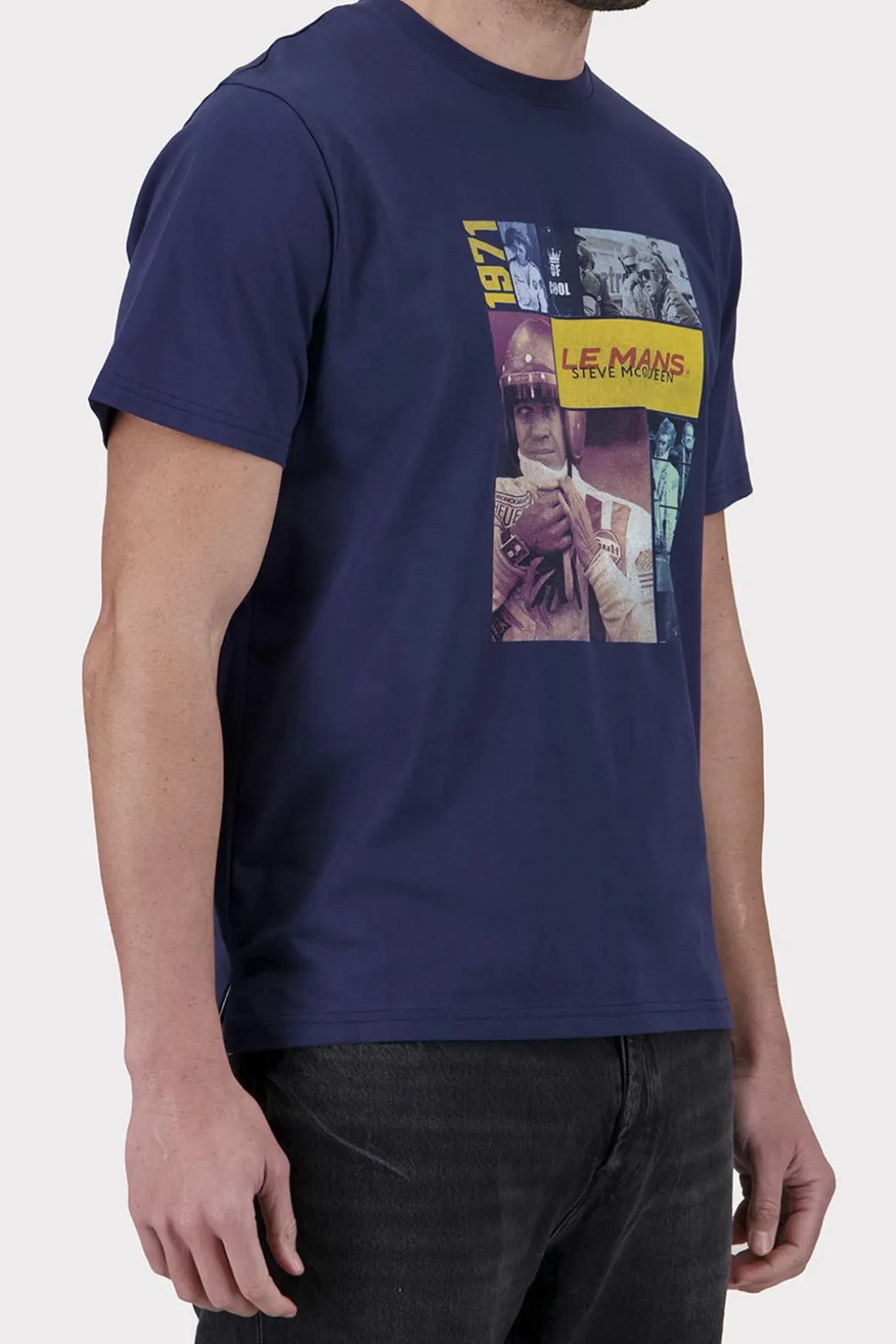 Tee Shirt Homme Steve Mcqueen Tee Shirt Tsm11-100 Navy