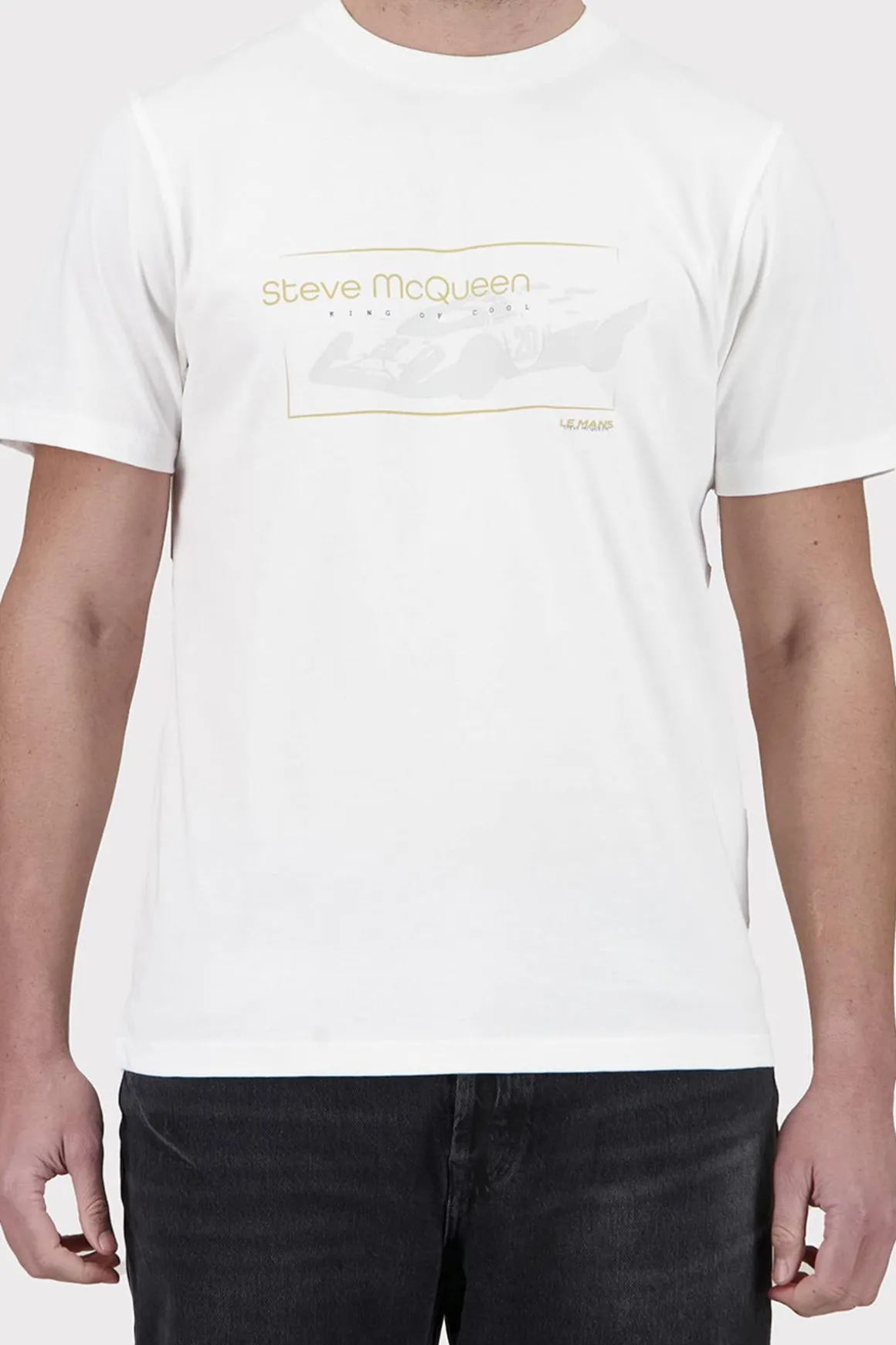 Tee Shirt Homme Steve Mcqueen Tee Shirt Tsm02-000 Off White